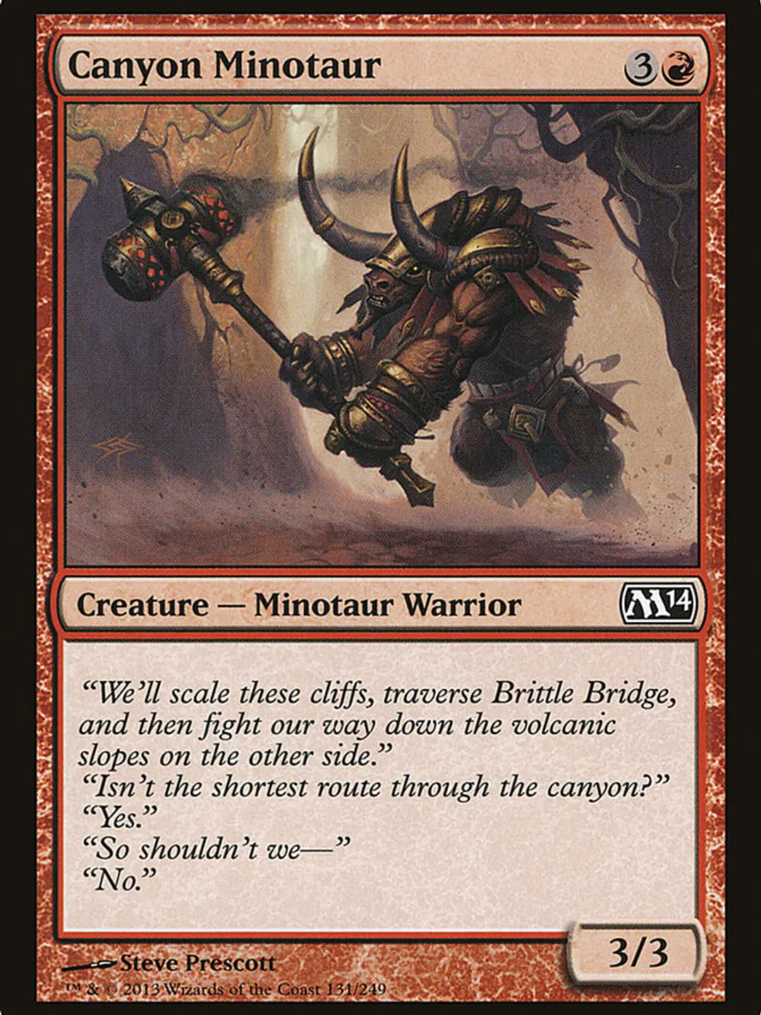 Canyon Minotaur (Magic 2014) 1