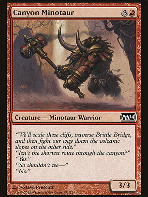 Canyon Minotaur (Magic 2014)