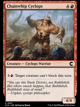 Chainwhip Cyclops (Ravnica: Clue Edition)