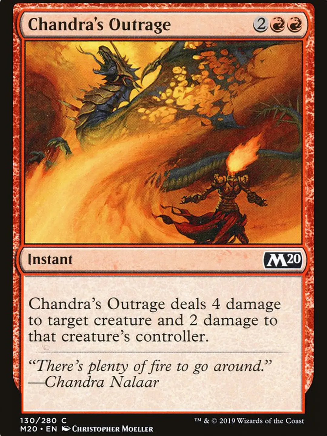 Chandra's Outrage (Core Set 2020) 1