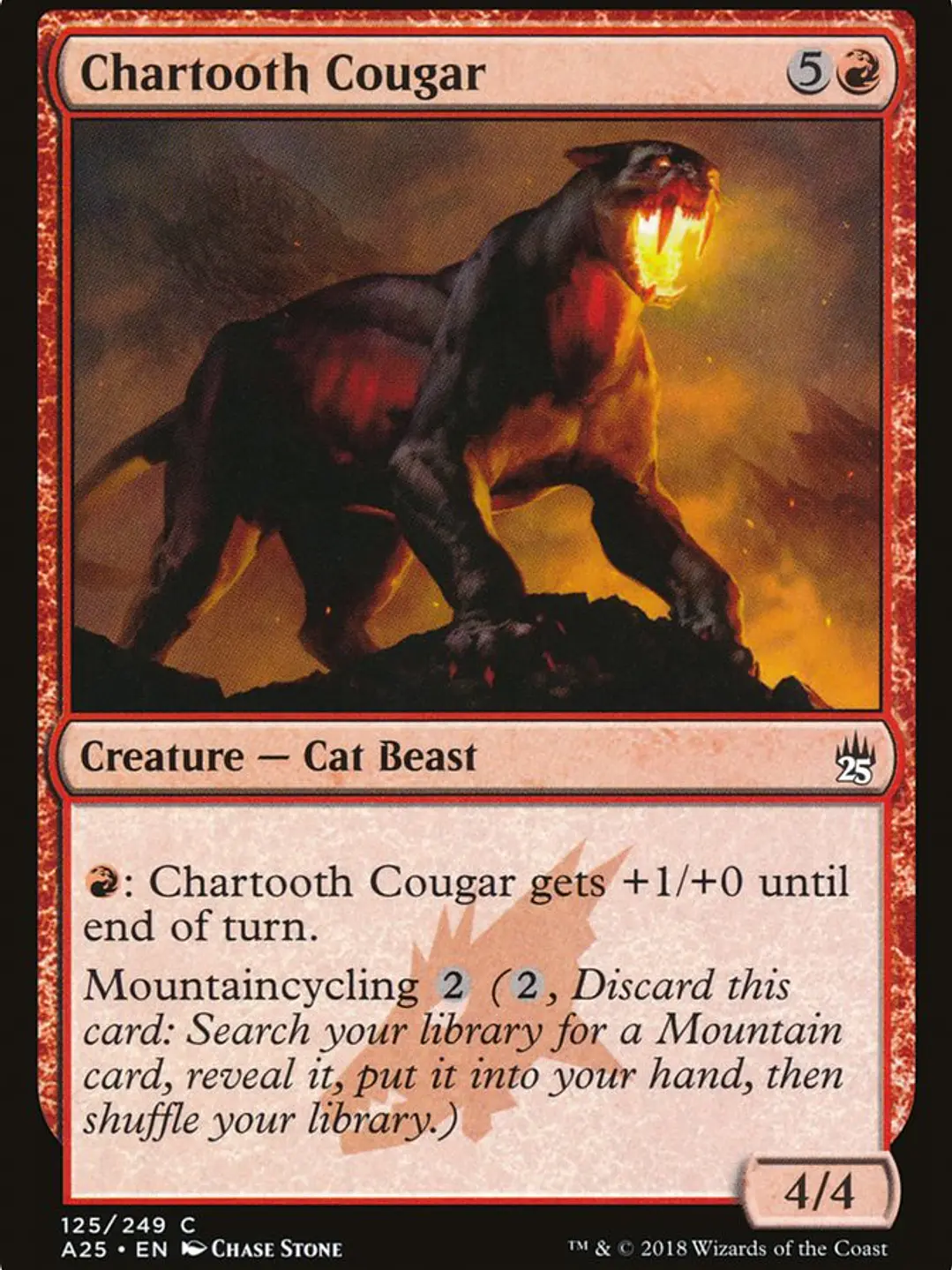 Chartooth Cougar (Masters 25) 1