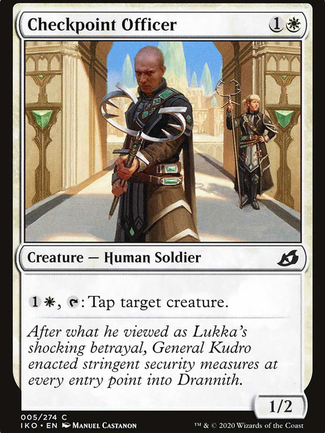 Checkpoint Officer (Ikoria: Lair of Behemoths) 1