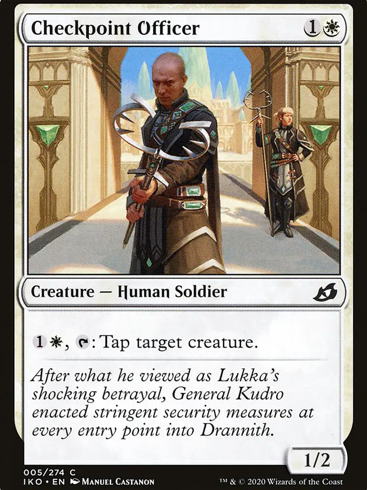 Checkpoint Officer (Ikoria: Lair of Behemoths) 1
