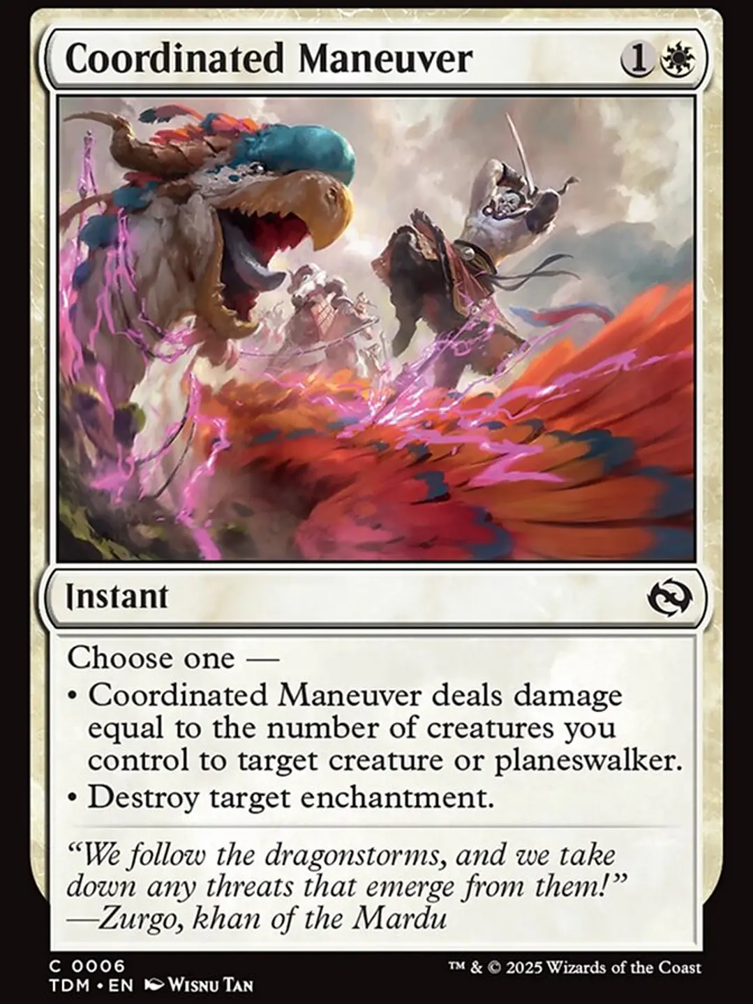 Coordinated Maneuver (Tarkir: Dragonstorm) 1