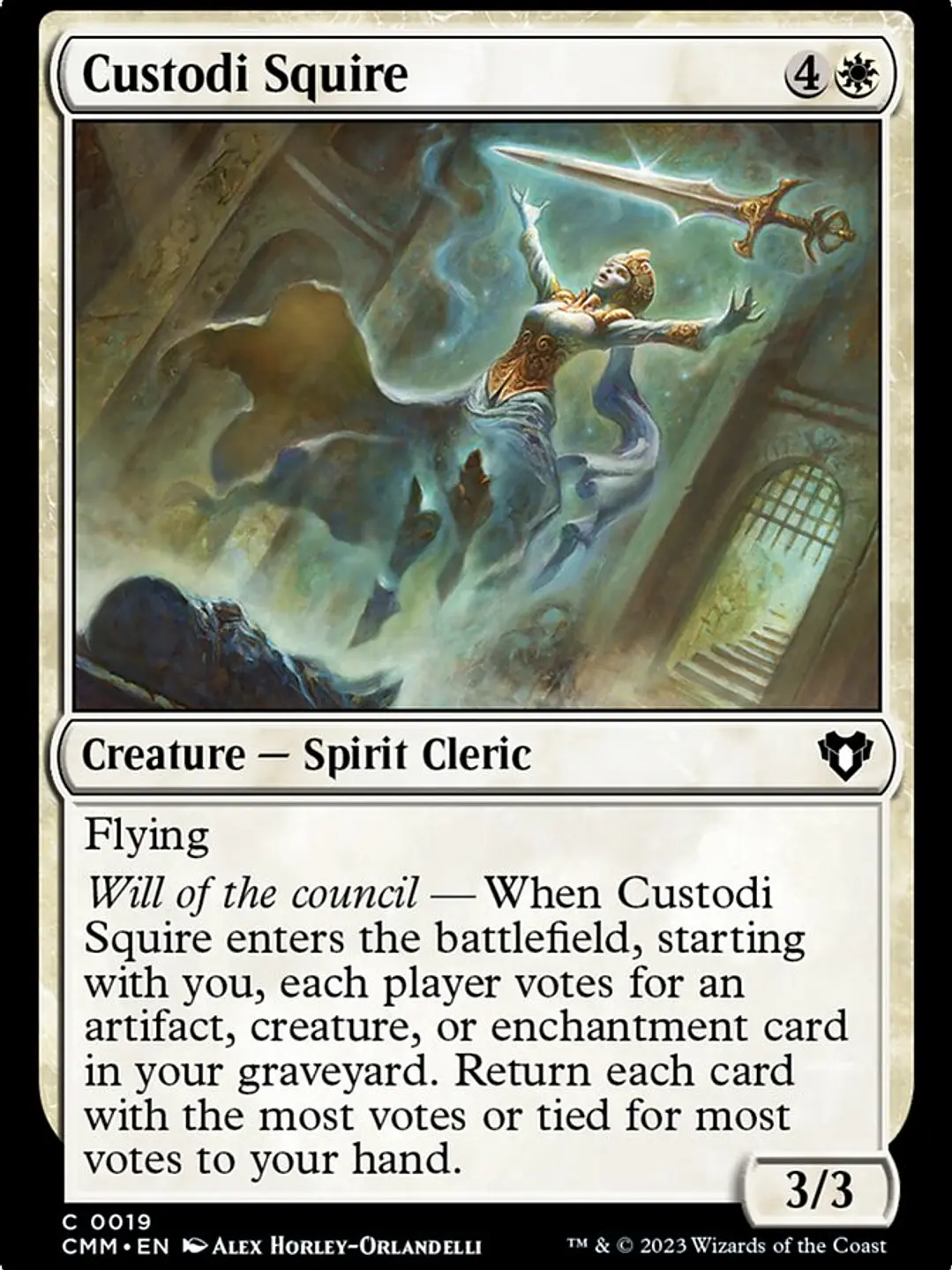 Custodi Squire (Commander Masters) 1
