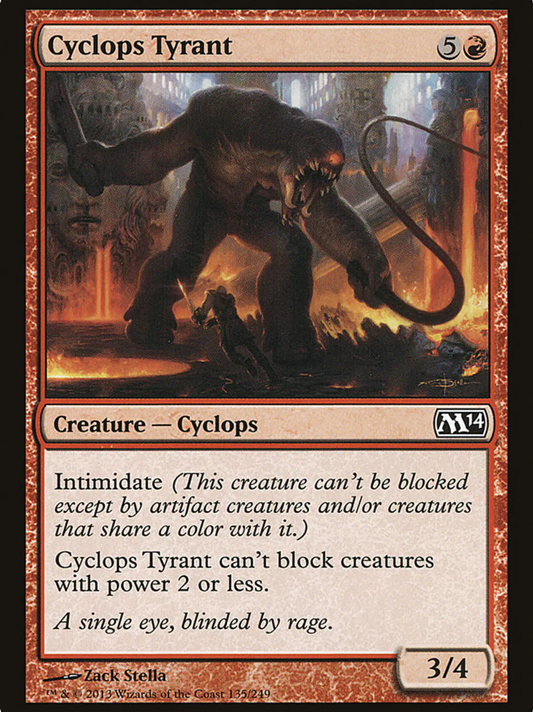 Cyclops Tyrant (Magic 2014) 1