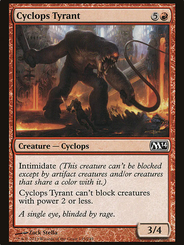 Cyclops Tyrant (Magic 2014) 1