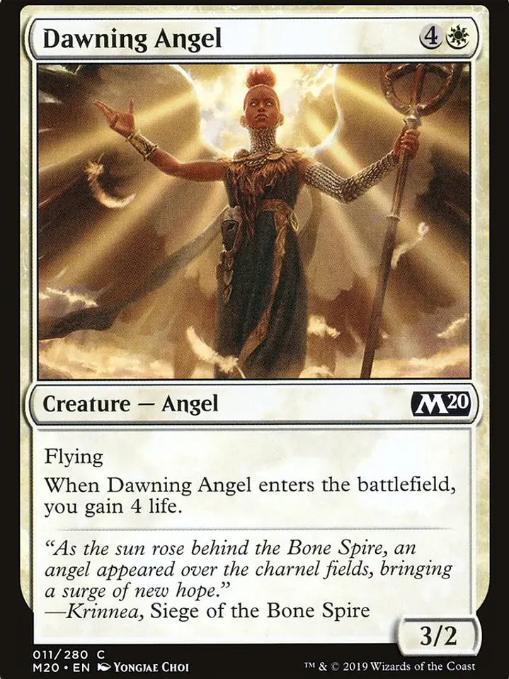 Dawning Angel (Core Set 2020) 1