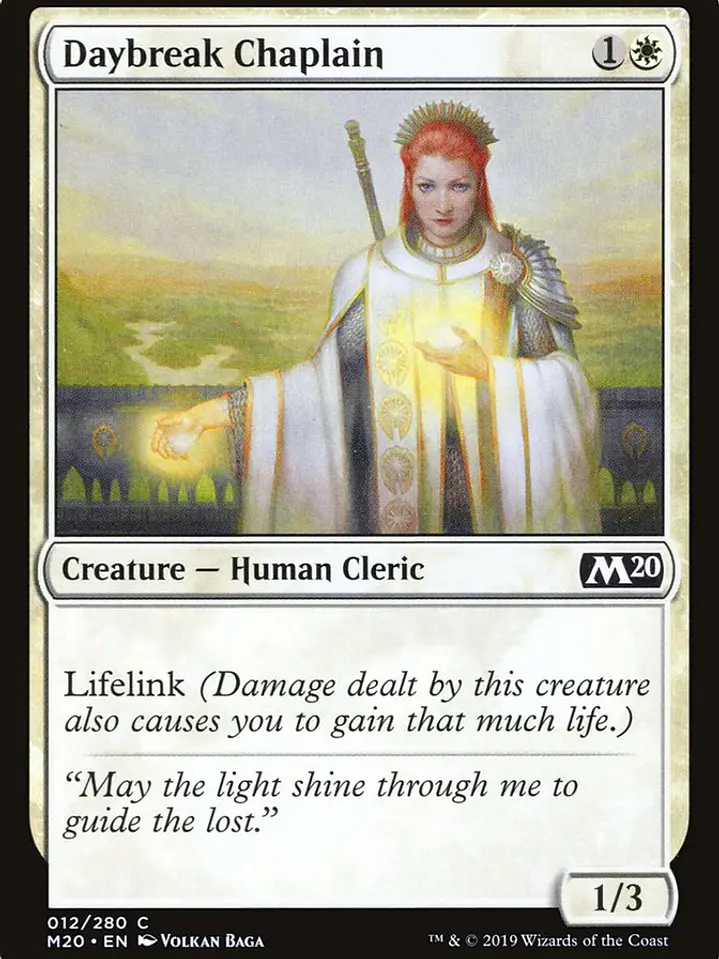 Daybreak Chaplain (Core Set 2020) 1