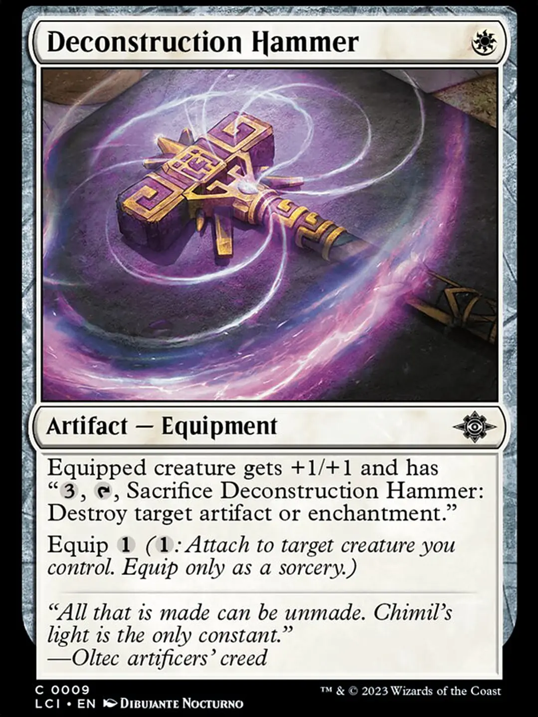 Deconstruction Hammer (The Lost Caverns of Ixalan) 1