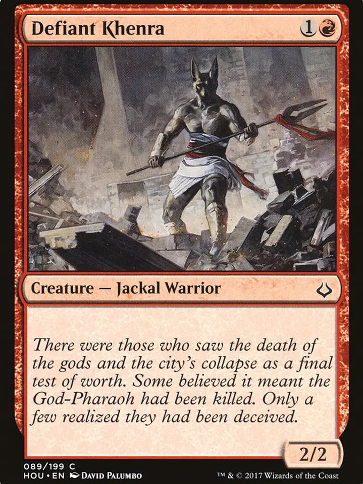 Defiant Khenra (Hour of Devastation) 1