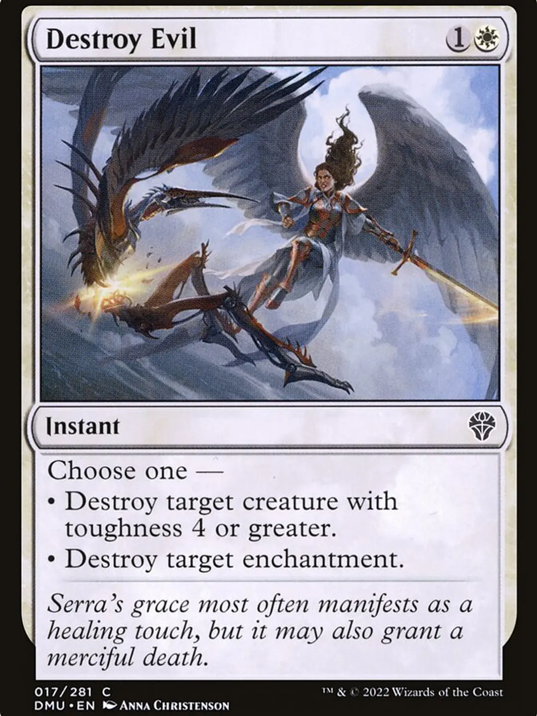 Destroy Evil (Dominaria United) 1