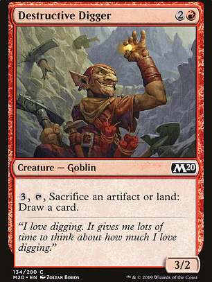 Destructive Digger (Core Set 2020)