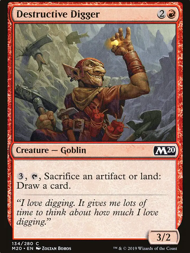 Destructive Digger (Core Set 2020) 1