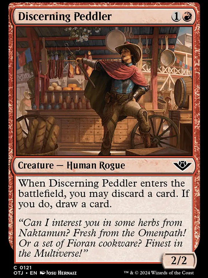 Discerning Peddler (Outlaws of Thunder Junction) 1