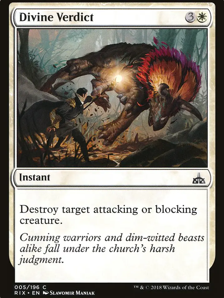 Divine Verdict (Rivals of Ixalan) 1