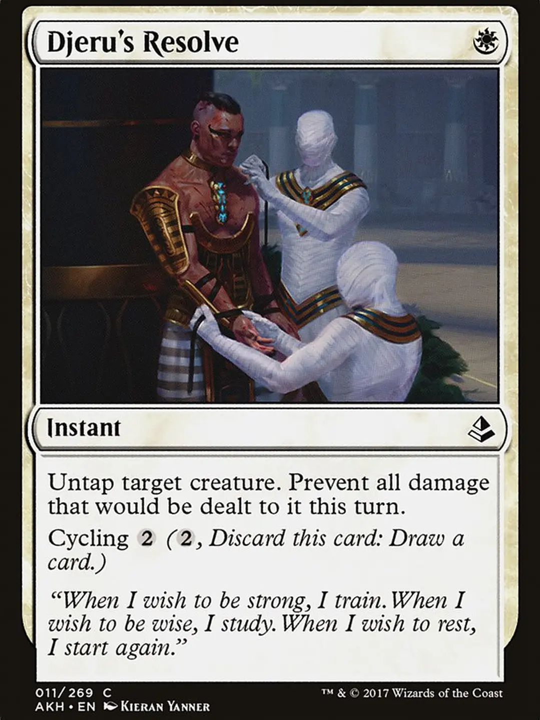 Djeru's Resolve (Amonkhet) 1