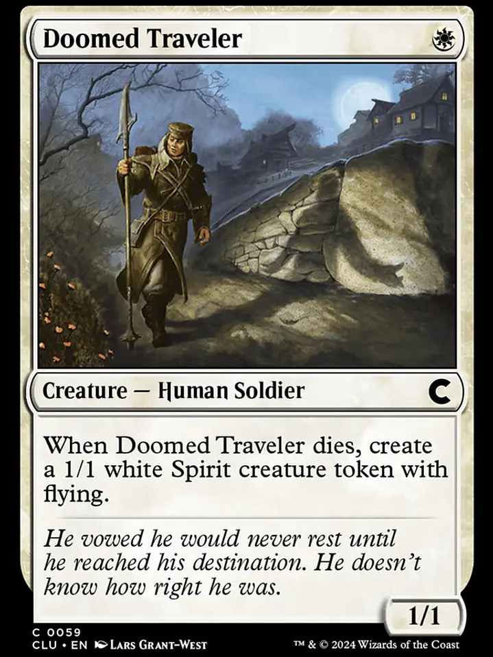 Doomed Traveler (Ravnica: Clue Edition) 1