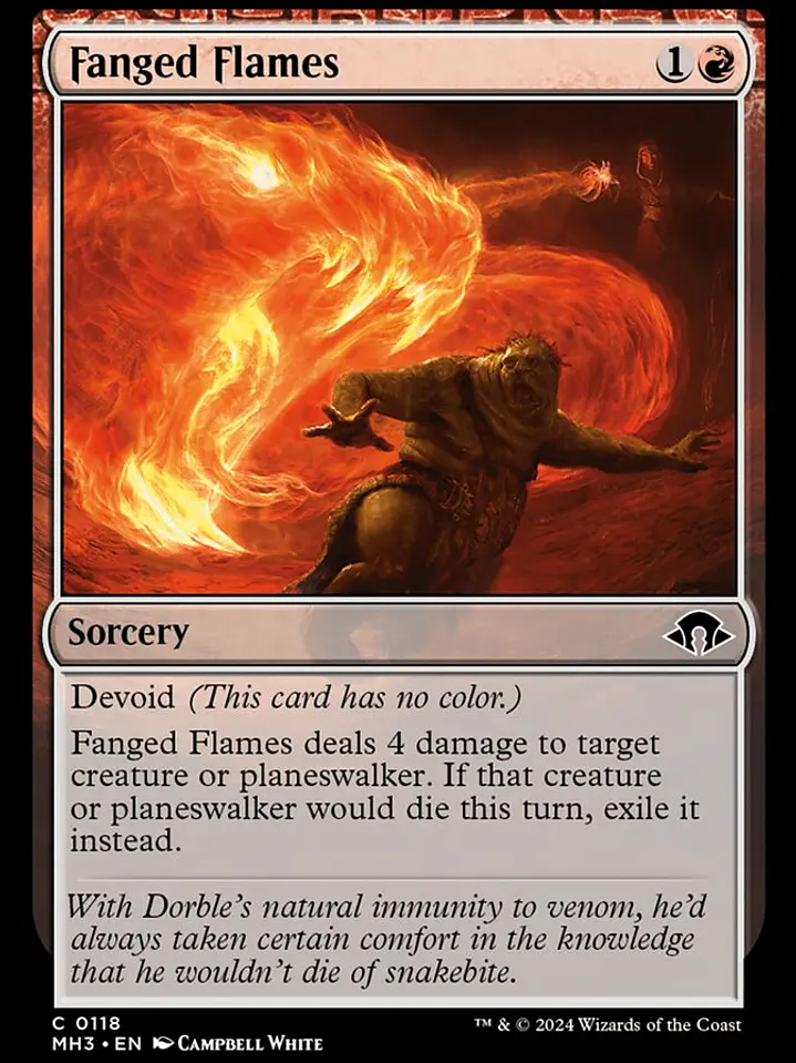 Fanged Flames (Modern Horizons 3) 1