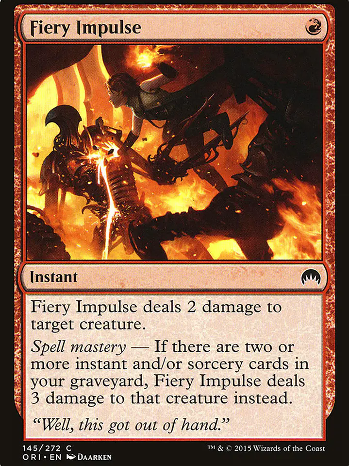 Fiery Impulse (Magic Origins) 1