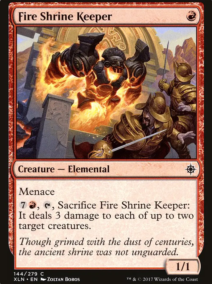 Fire Shrine Keeper (Ixalan) 1