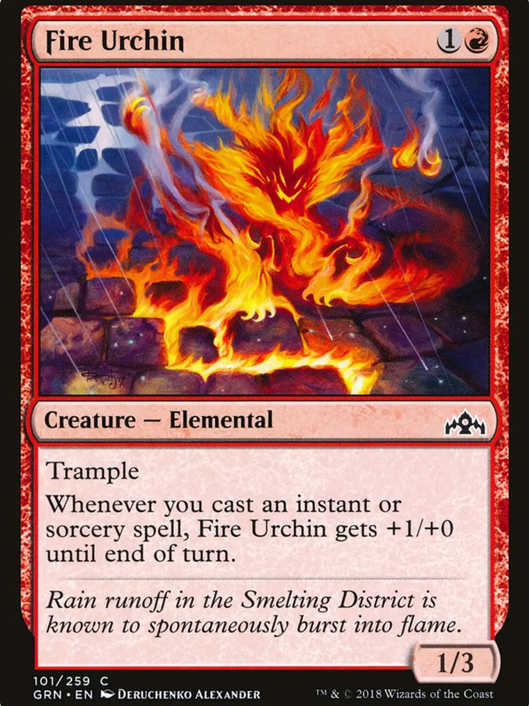Fire Urchin (Guilds of Ravnica) 1