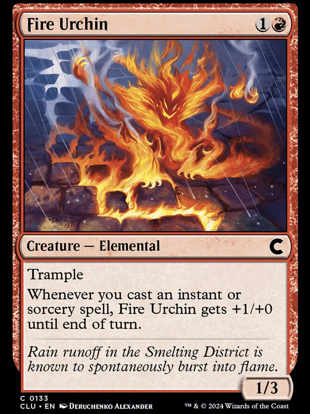 Fire Urchin (Ravnica: Clue Edition) 1