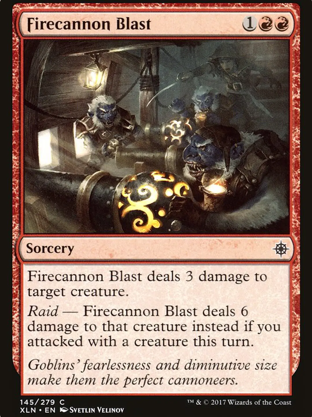 Firecannon Blast (Ixalan) 1