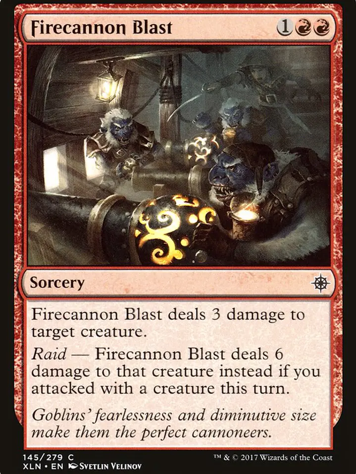 Firecannon Blast (Ixalan) 1