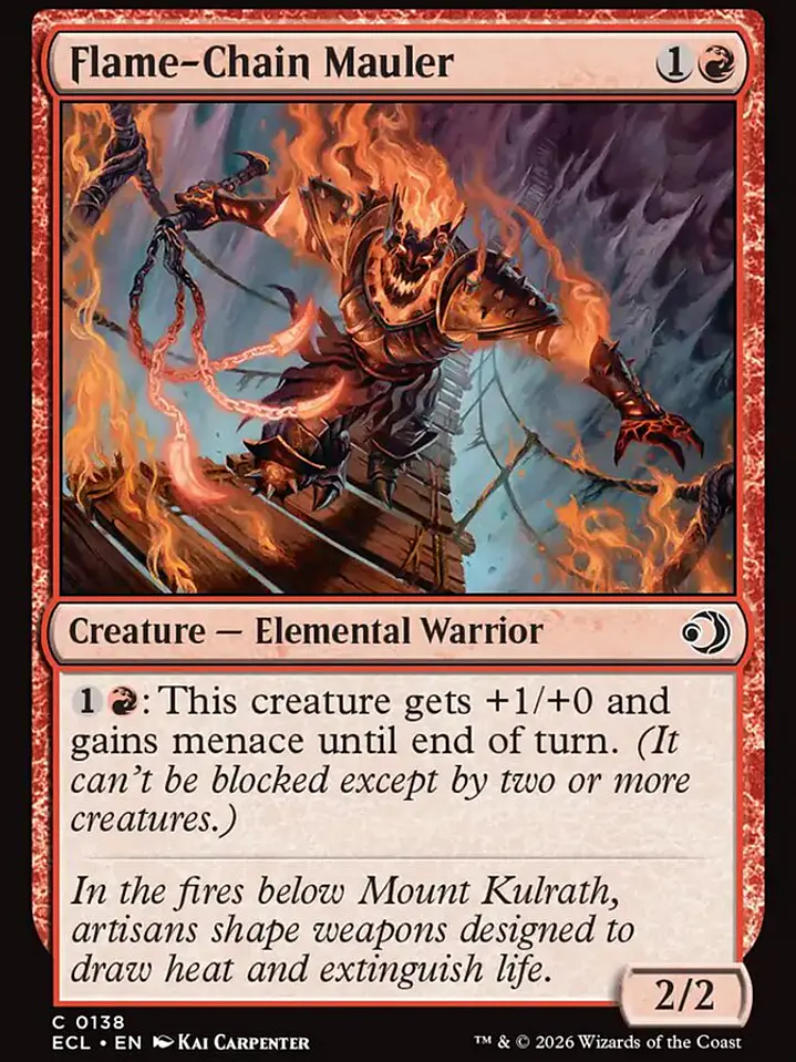 Flame-Chain Mauler (Lorwyn Eclipsed) 1