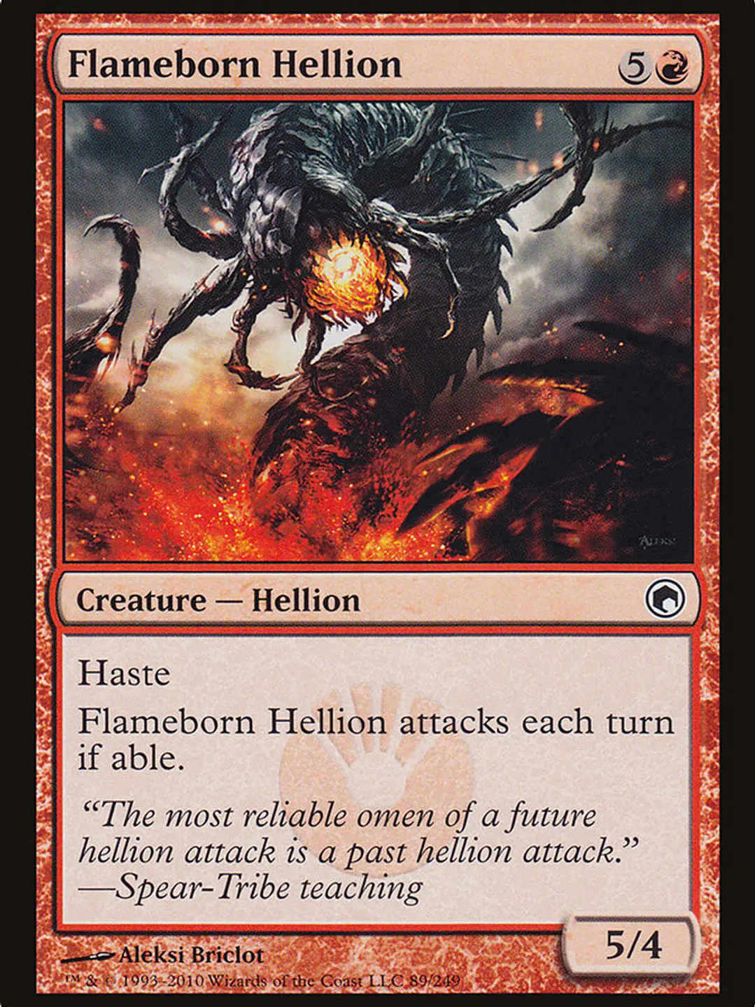 Flameborn Hellion (Scars of Mirrodin) 1