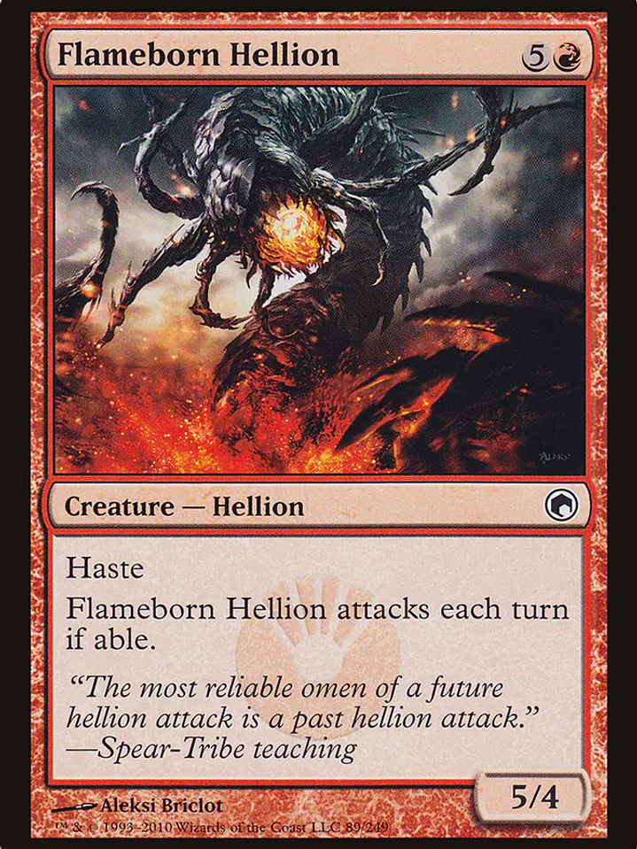 Flameborn Hellion (Scars of Mirrodin) 1