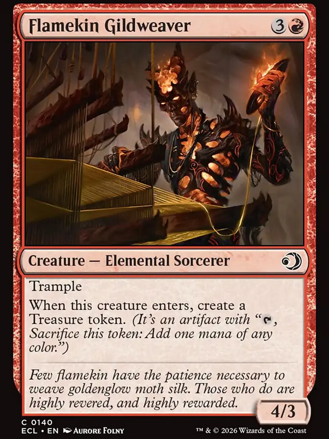 Flamekin Gildweaver (Lorwyn Eclipsed) 1