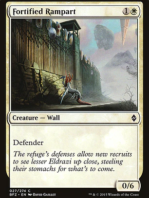 Fortified Rampart (Battle for Zendikar)