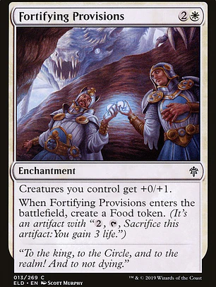 Fortifying Provisions (Throne of Eldraine)