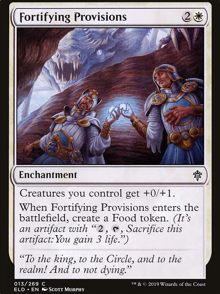 Fortifying Provisions (Throne of Eldraine) 1
