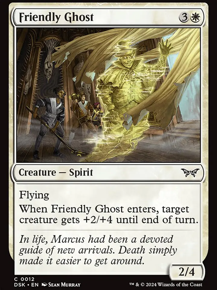Friendly Ghost (Duskmourn: House of Horror) 1