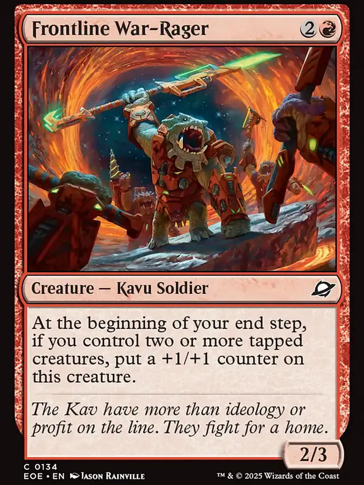 Frontline War-Rager (Edge of Eternities) 1