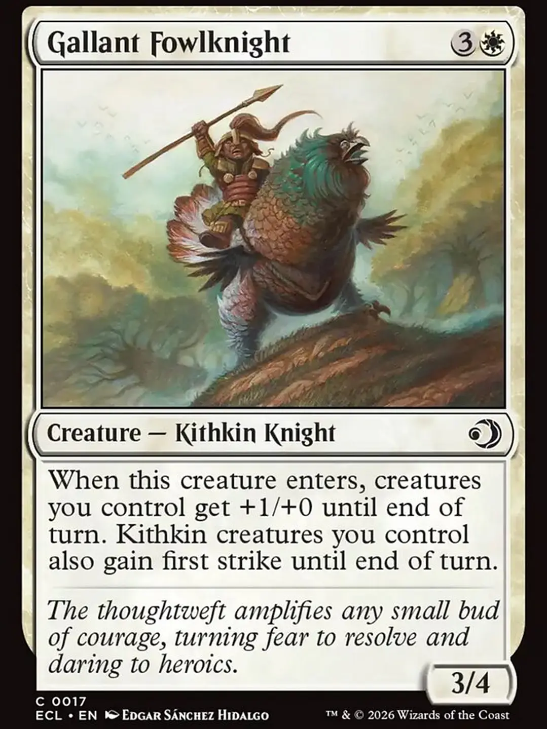 Gallant Fowlknight (Lorwyn Eclipsed) 1