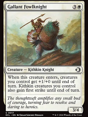 Gallant Fowlknight (Lorwyn Eclipsed)