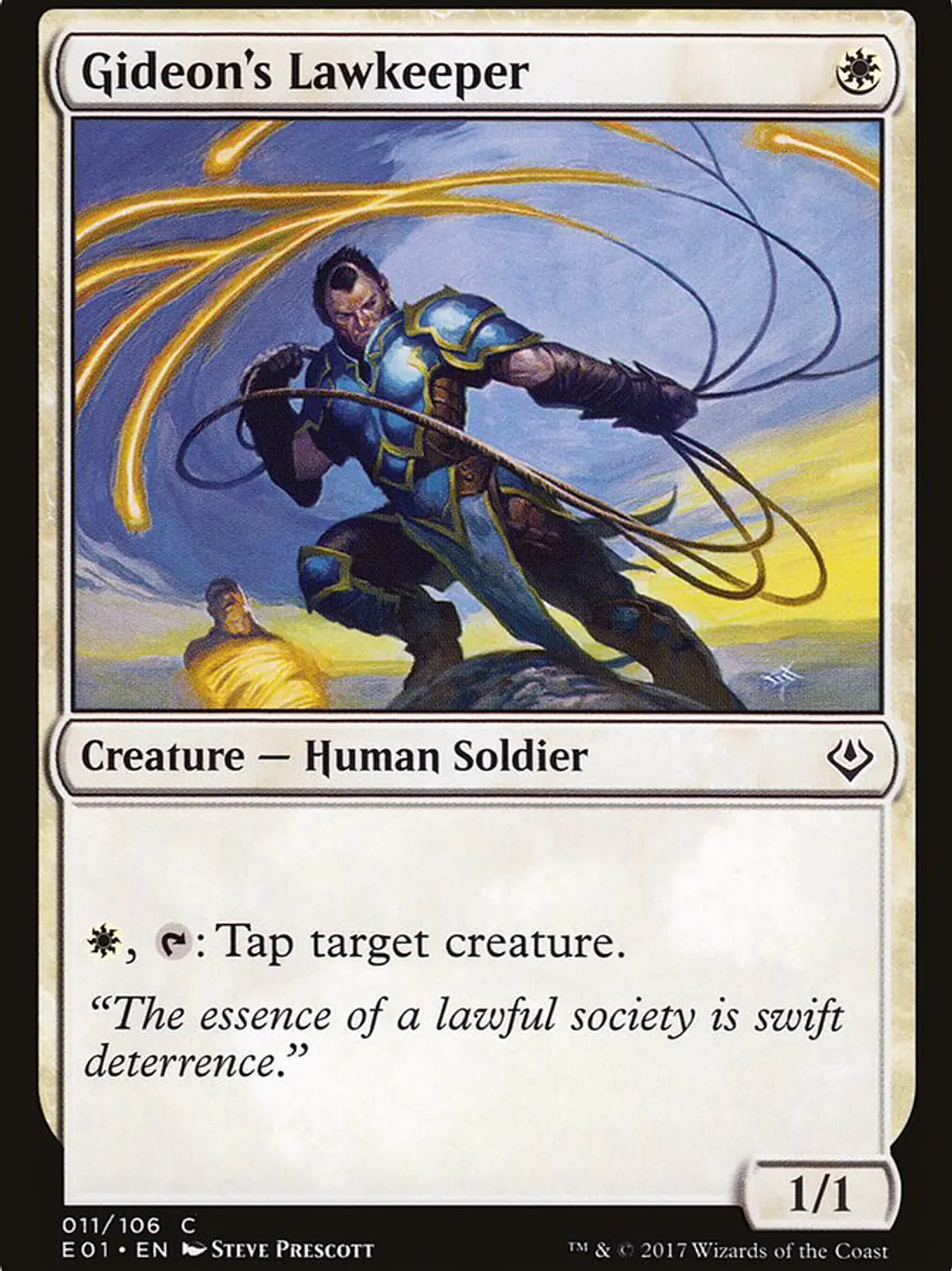 Gideon's Lawkeeper (Archenemy: Nicol Bolas) 1