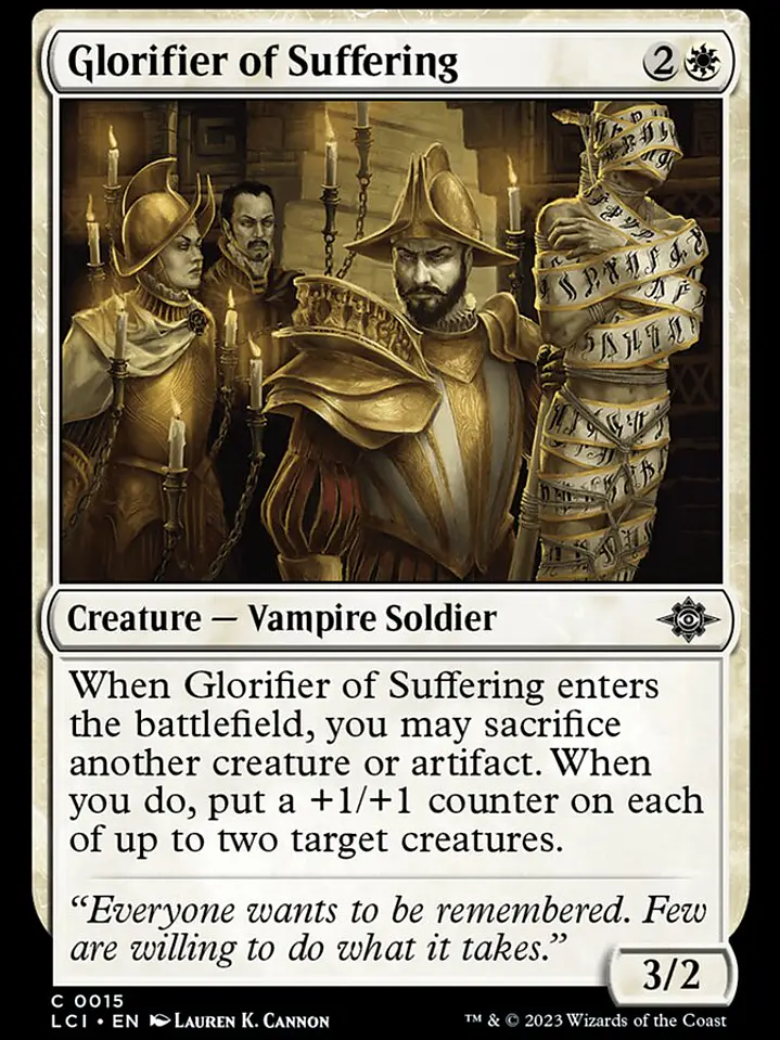 Glorifier of Suffering (The Lost Caverns of Ixalan) 1