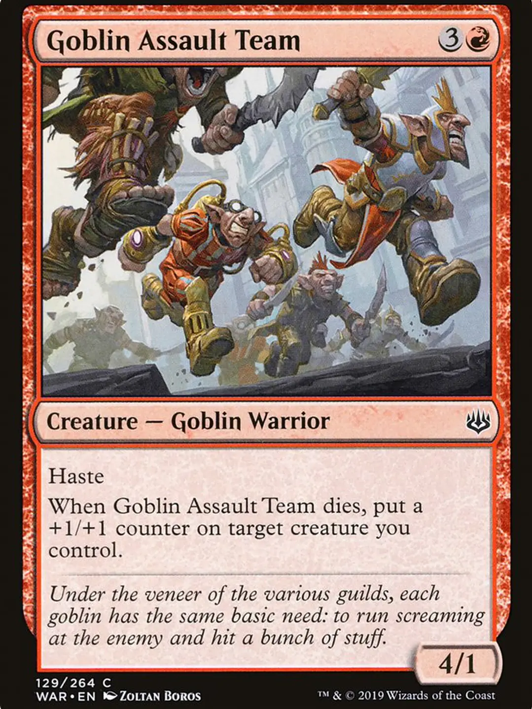 Goblin Assault Team (War of the Spark) 1