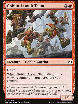 Goblin Assault Team (War of the Spark)