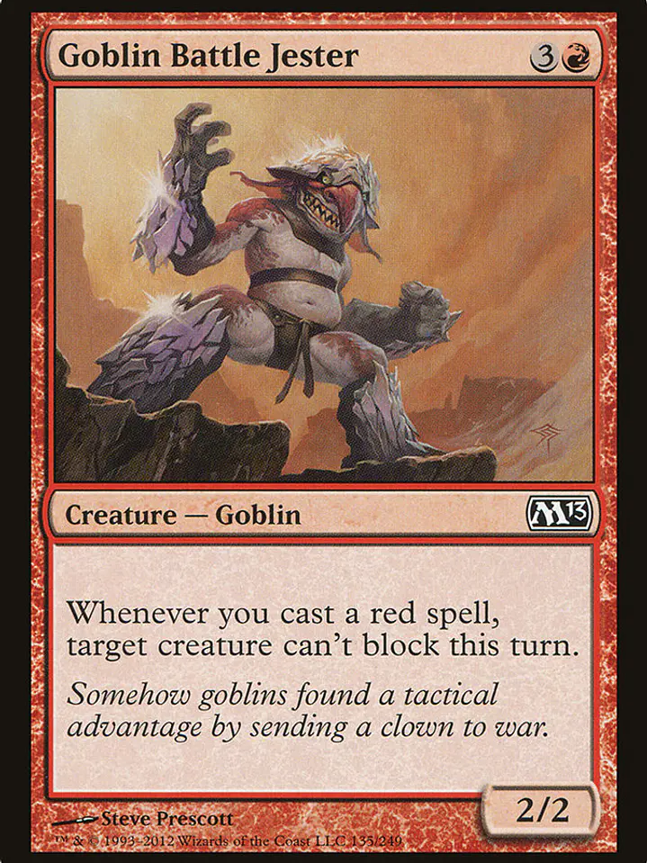 Goblin Battle Jester (Magic 2013) 1
