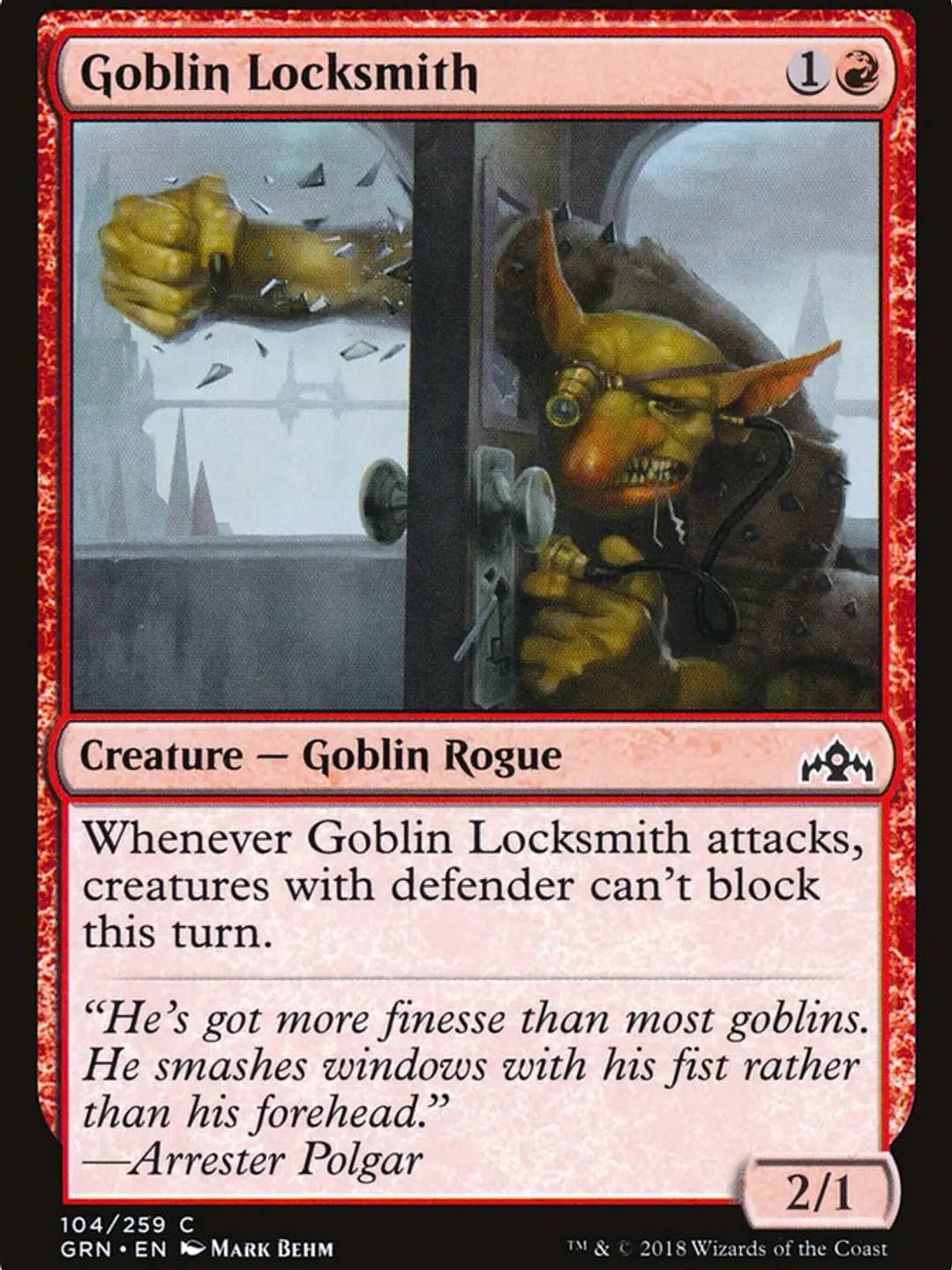 Goblin Locksmith (Guilds of Ravnica) 1