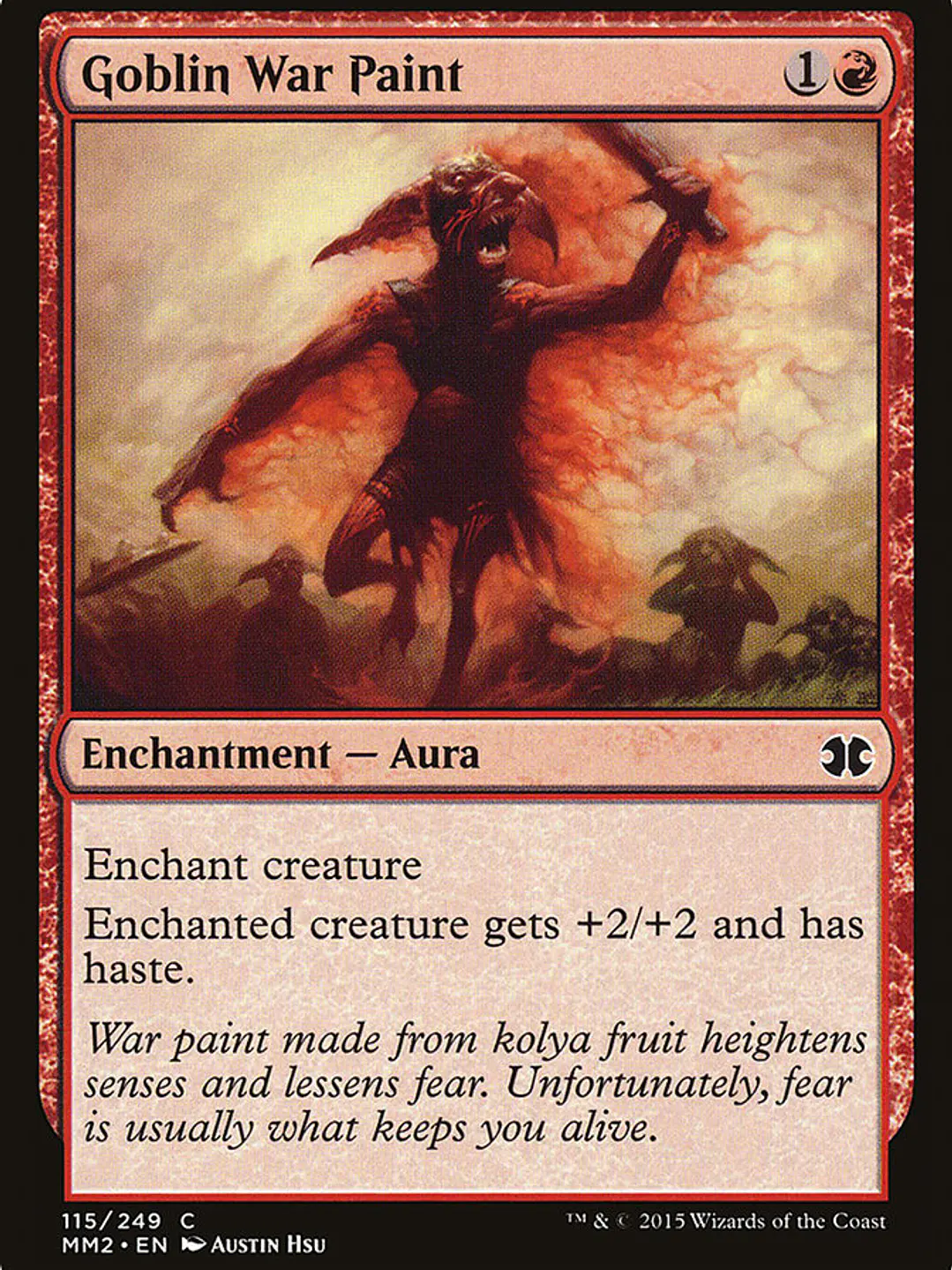 Goblin War Paint (Modern Masters 2015) 1