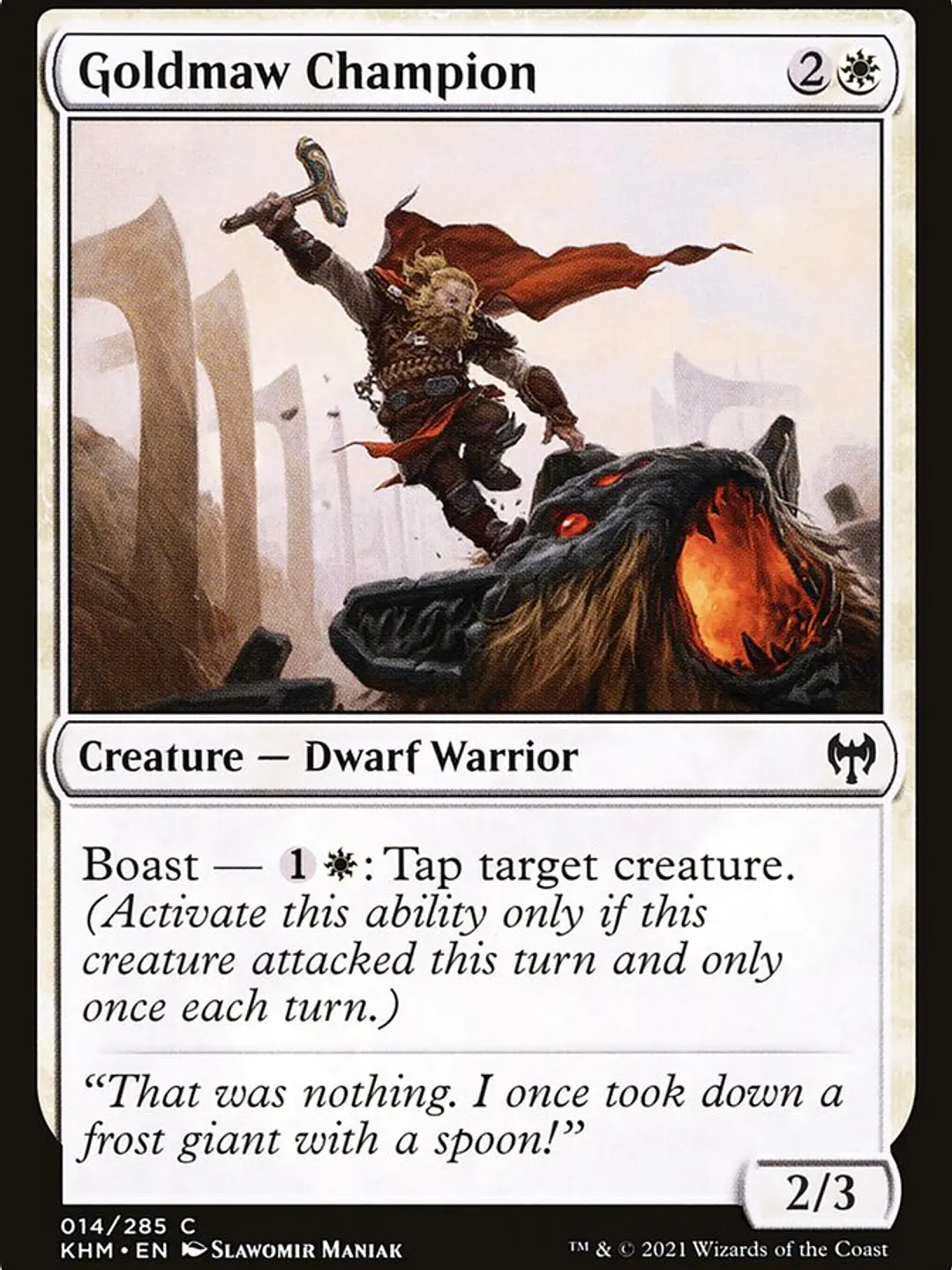 Goldmaw Champion (Kaldheim) 1