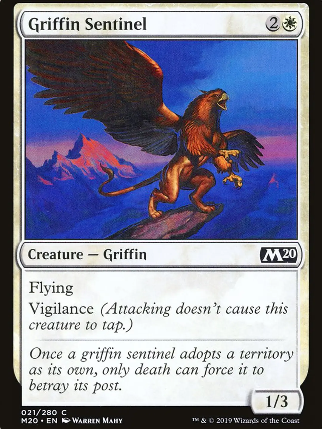 Griffin Sentinel (Core Set 2020) 1