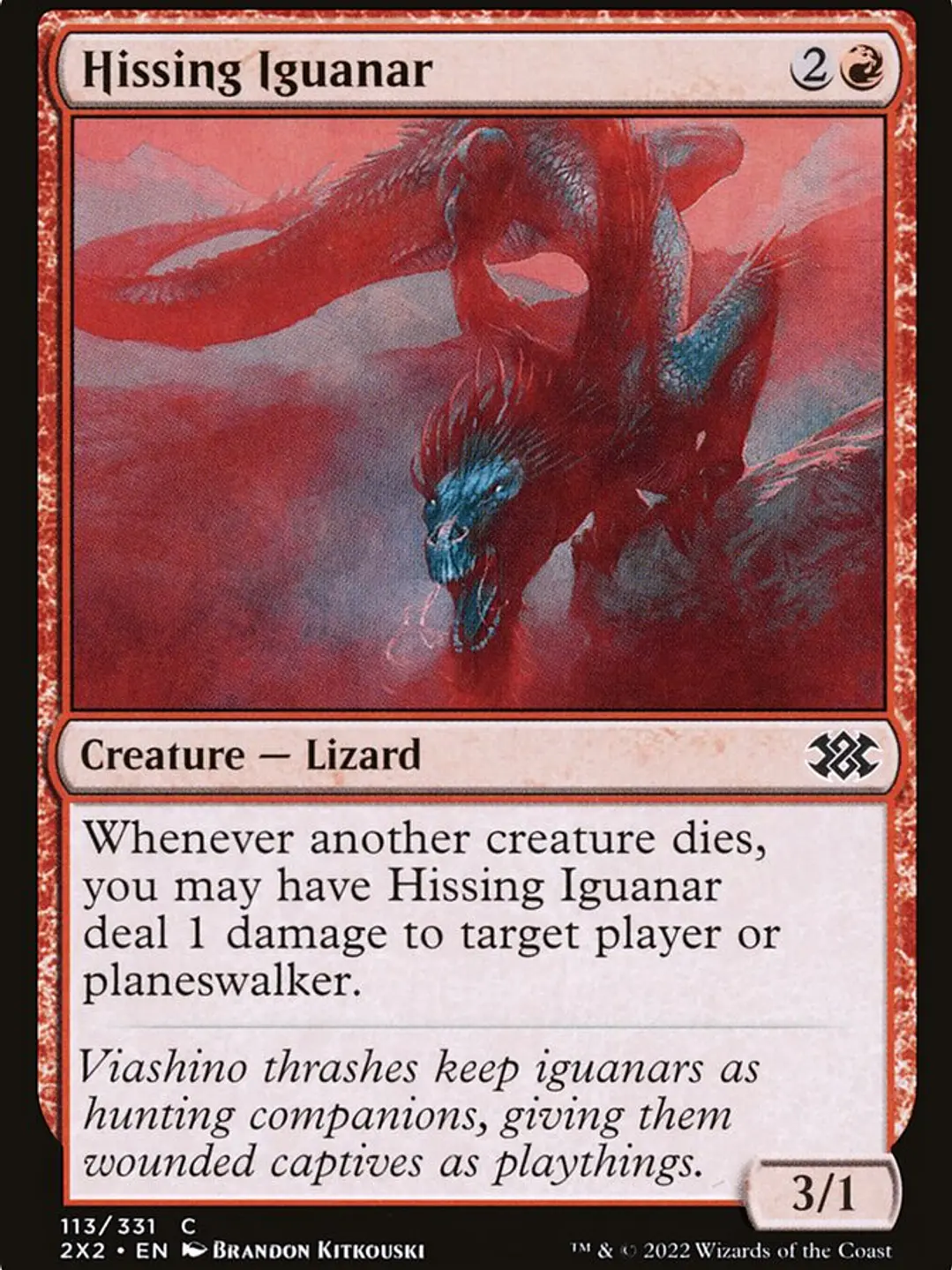 Hissing Iguanar (Double Masters 2022) 1